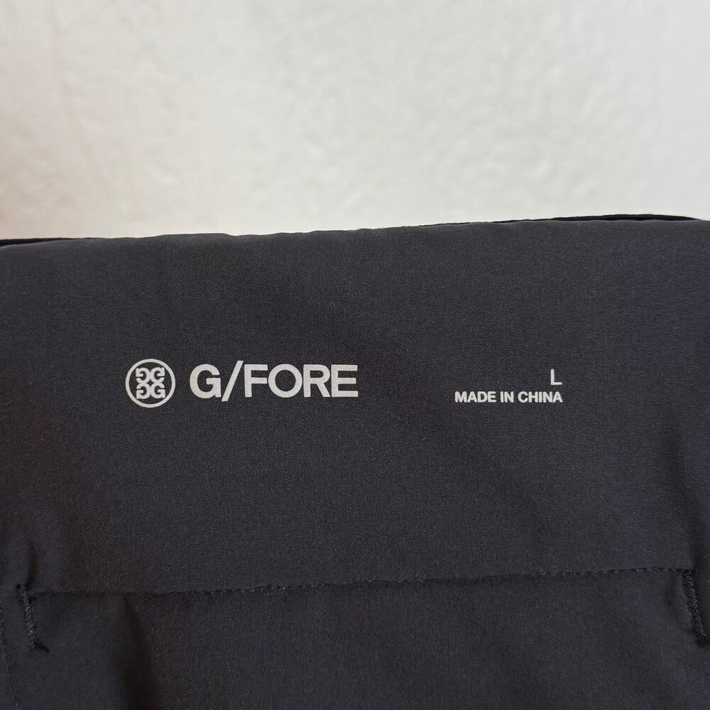 G/FORE Women's Relaxed Fit Tech Nylon Track Golf Pants Onyx Black Size Large - Picture 4 of 5